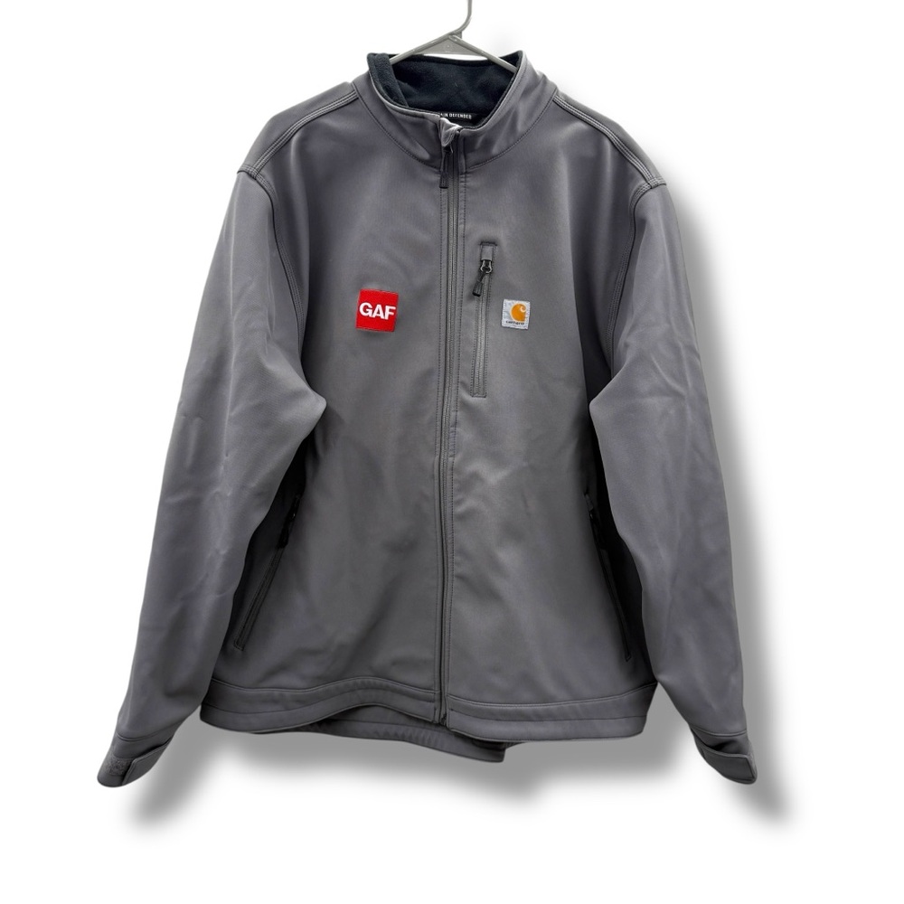 Carhartt Rain Defender Jacket Men’s Size 2XL Gray Full Zip Relaxed Fit Outdoor